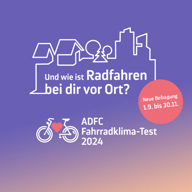 Logo ADFC Fahrradklima-Test